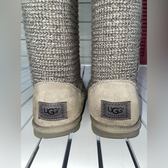 UGG Australia Sock Boot Gray Fabric Pull On Women Size 8 - Picture 5 of 8